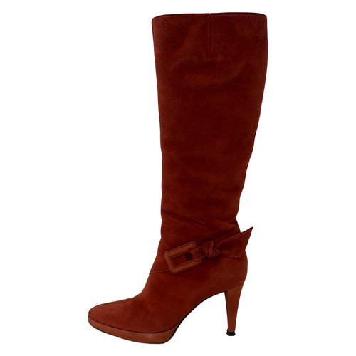 Sergio rossi red suede - rossi,