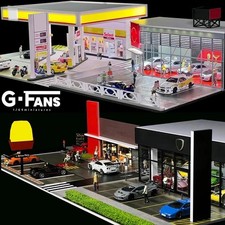 Car Garage Model Diorama 1:64