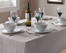 Select Tablecloths, Linen Look, 6 sizes, 10 sumptuous colours, Runner also avail