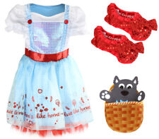 Girls Dorothy Wizard Of Oz Costume Official Licensed Outfit World Book Day