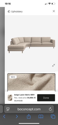 Boconcept big corner sofa from - boconcept,