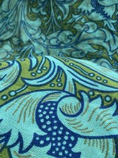 Vintage 1960s Sanderson William Morris, Bachelors Button Interior Fabric