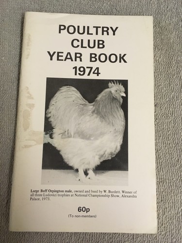 Poultry club year - poultry, book