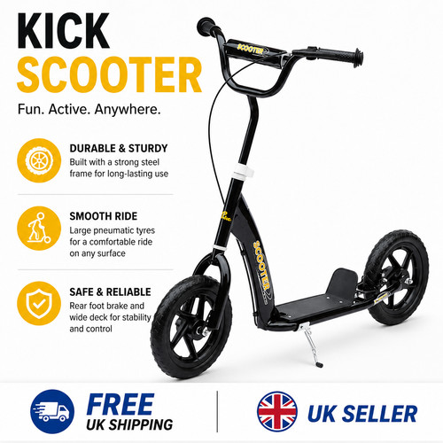 Kids kick scooter 12in - kick, eva