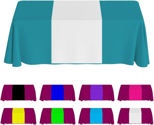 Custom table runner - table, logo