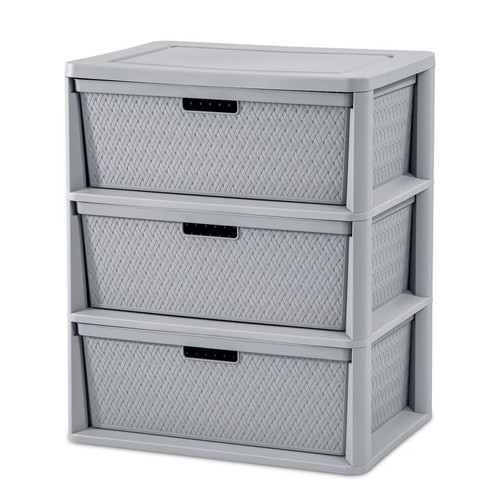 Wide drawer tower plastic - 3, tower,