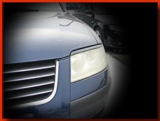 VOLKSWAGEN PASSAT B5 3BG HEADLIGHT BROWS EYELIDS EYEBROWS ABS PLASTIC TUNING