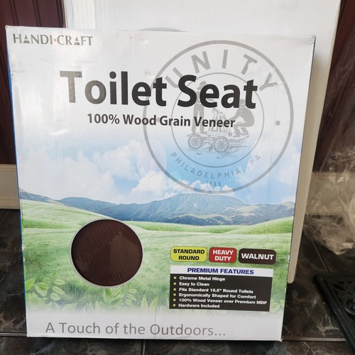 Wood toilet seat with 100%