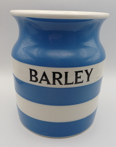 Green cornishware barley - t,
