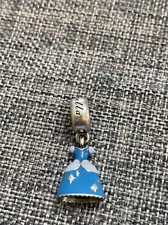 NEW AUTHENTIC PANDORA CHARM CINDERELLA DRESS 791578ENMX