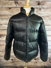 Schott Leather Goose Down Jacket Size 46