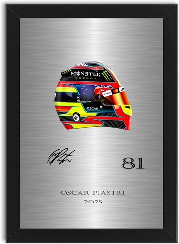 Oscar piastri 2025 - 2025, helmet