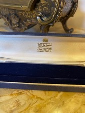 Vintage Garrard & Co Ltd Empty Bracelet Watch Case Box Blue leather suede lined