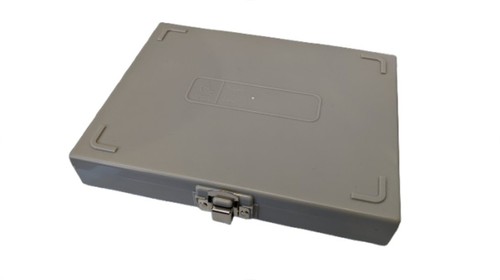 Microscope slide storage box - microscope,