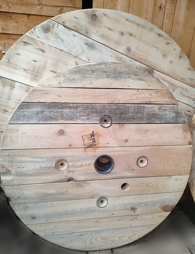 90cm wooden cable reel drum - wooden,