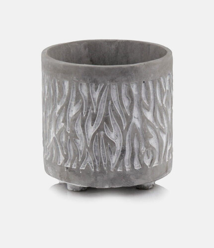 Flower pot concrete - pot,