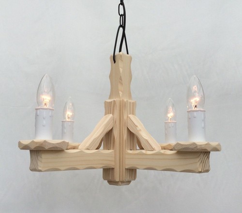 Hand made natural pine rustic - natural,