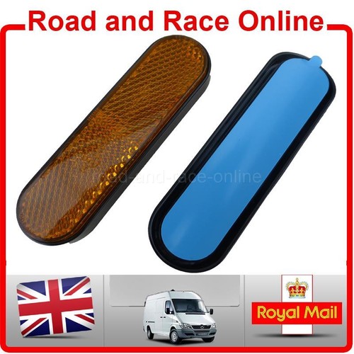 Pair amber motorcycle - amber, front