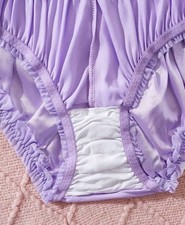 💜✨ Lilac Satin Frill