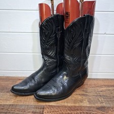 Loblan Black Leather Cowboy