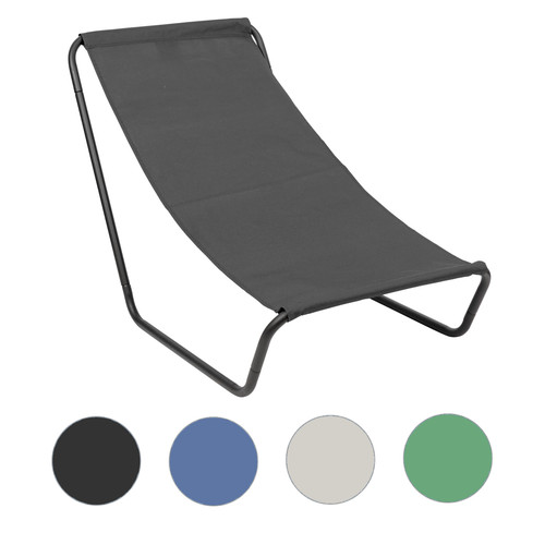 Matt black folding beach - black,