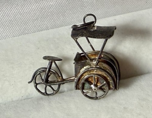 Old 800 silver asian - silver, rickshaw