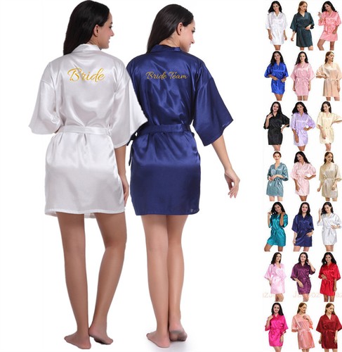 Bride bridesmaid robe - bride,