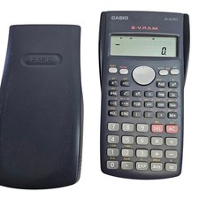 Casio FX-82MS Scientific Calculator w/ Hard Cover – VGC Fully Working