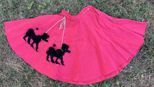 Old Vintage Felt HOT PINK