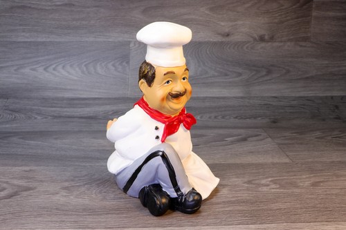 Chef figurine kitchen decor - chef,
