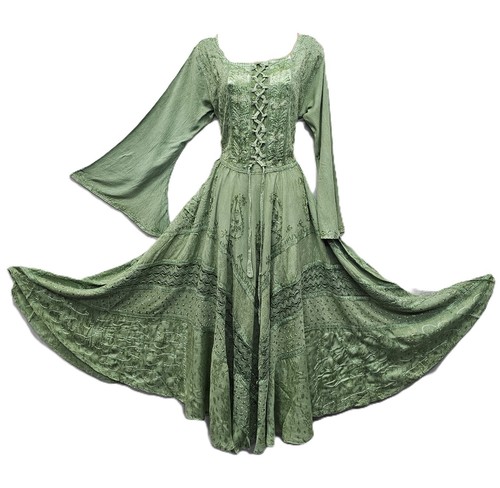 Maxi dress corset lace bell - maxi,