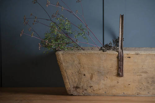 Rustic wooden garden trug - rustic,