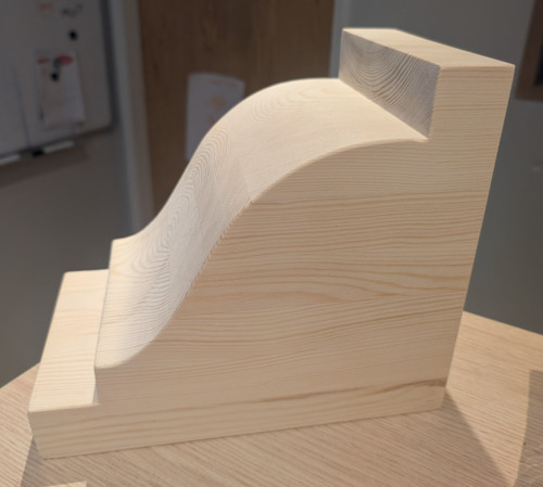 Wooden corbels pair - wooden,