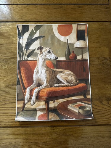 Art canvas print brindle - print,
