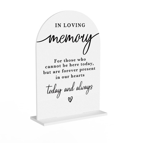 Loving memory acrylic - in,