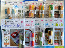 HACHETTE - THE WORLD OF PETER RABBIT - CROSS STITCH KITS - ISSUES 1 - 10