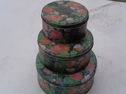 Vintage tins 1990 floral - 1990’s,