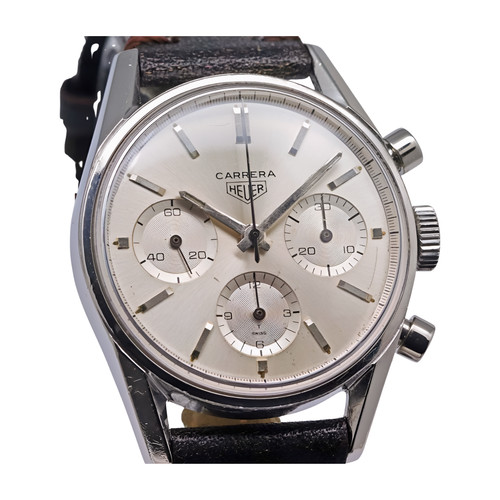 Heuer carrera 2447 valjoux - heuer, 72
