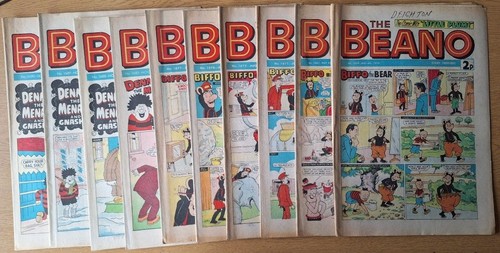 Joblot 10x beano comics - of,