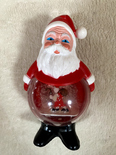 Vintage santa snow globe - vintage,