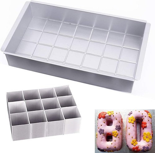 Aluminum cake tins rectangular - aluminum,