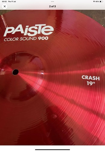 Paiste colorsound crash - colorsound, 19