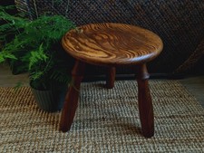 Wooden Milking Stool Oak