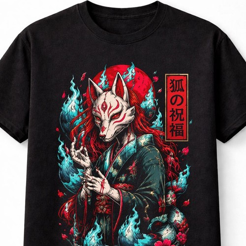 Kitsune fox spirit japanese - kitsune,