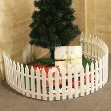 10PCS Picket Fence Garden Fencing Lawn Edging Home Yard Christmas Tree Fence UK