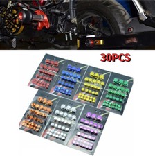 30PCS Motorcycle Screw Nut