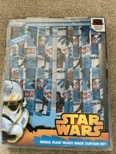 Star Wars Rebels Pencil Pleat Curtains 66” X 54”