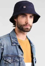 Fila BUCKET HAT with F-box logo Navy One Size