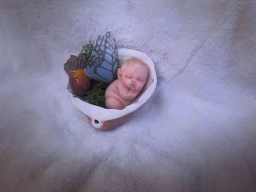 Polymer clay baby sculpt - polymer,