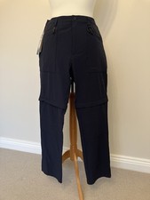 Rohan Men’s Stretch Bags Zip Off Trekking Trousers BNWT RRP £100 36 Reg Navy